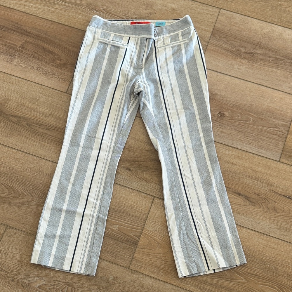 Cartonnier for Anthropologie Charlie Cropped Flare Pants, EUC, Size 2